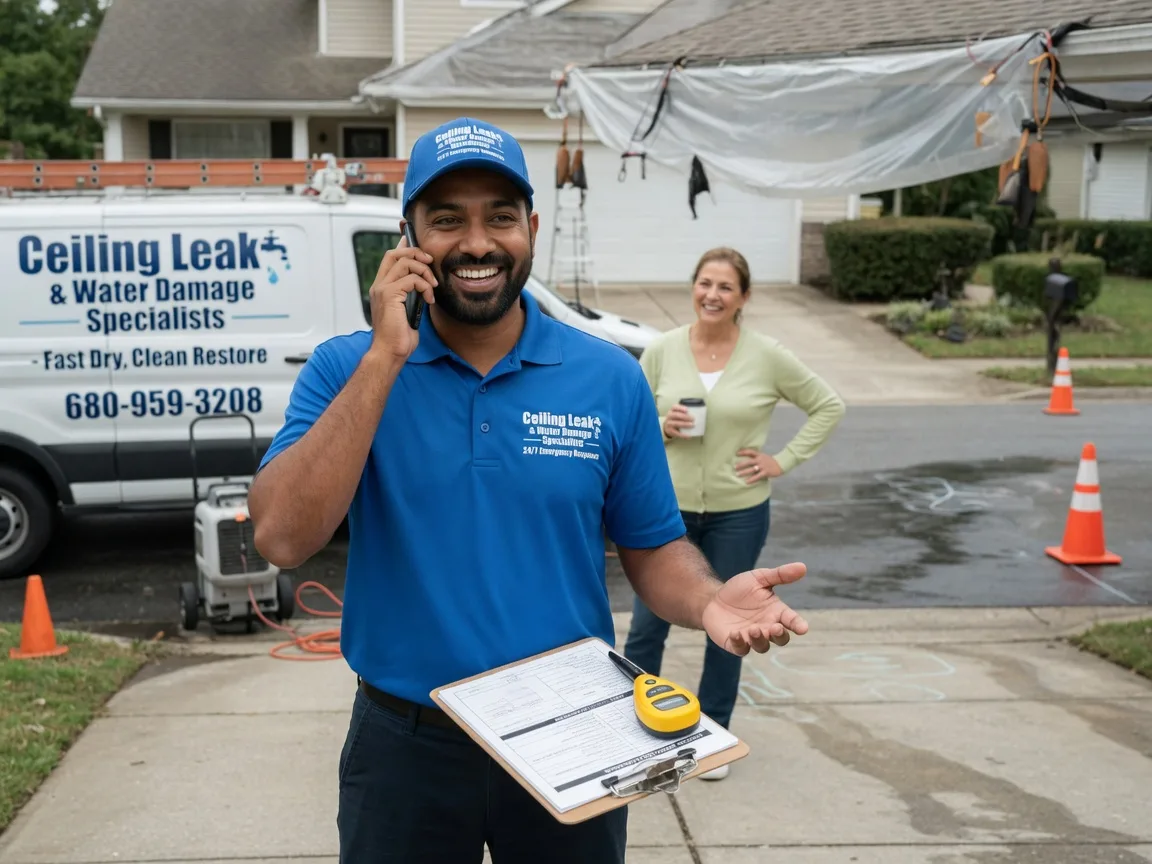 Ceiling Leak Cleanup Hoxie, AR FAQs